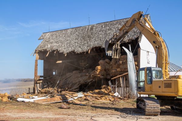 Barn Demolition in Albany