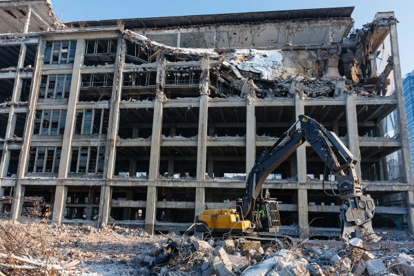 Commercial Building Demolition in Albany